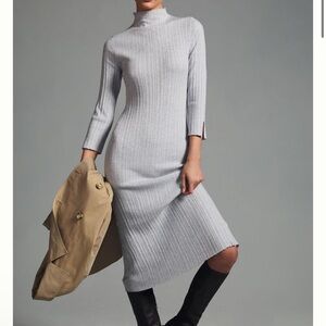 Anthropology mock neck dress